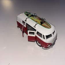 Mini VW Bus Surfen Surfwagen 1962 Sammlerstück 1:24