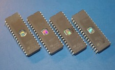 2 Stück - ST M27C801-100F1 - UV EPROM DIP-32 - 8MBit