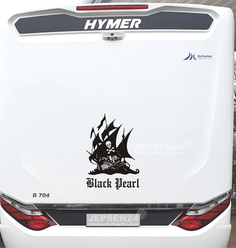 Aufkleber black pearl - aufkleber, 70x50cm