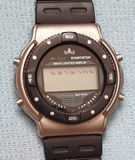 Meister-Anker Chronograph LCD 767.721 4/98 Quartz Armbanduhr ! Vintage 