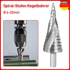 Stufenbohrer 4-32mm 6-60 5-35mm HSS Kegelbohrer Kegelsenker Metall Fräser DHL