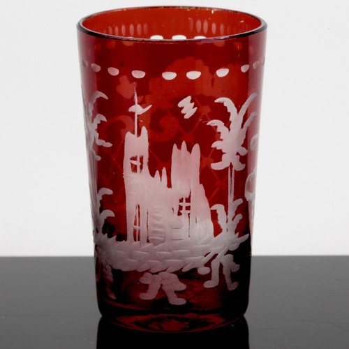 Kleines rotes glas - kleines,