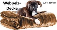 NEU Wohndecke Webpelz Nerz