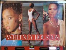 Whitney Houston Original Autogramm, Poster 86x61 cm, Persönlich Gesammelt
