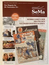 Werbecomics Bericht von Hartmut Becker Magazin SeMa Senioren-Magazin ganzes Heft