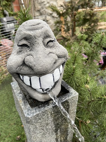 Teichfigur wasserspeier - teichfigur,