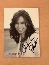 Christina Plate - Autogrammkarte original signiert - #S26477