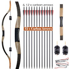 30-50lb Bogenschießen Langbogen Handgefertigt Mongolischer Recurvebogen HorseBow