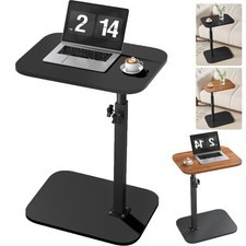 Beistelltisch C-Form Couchtisch Laptoptisch Sofatisch Höhenverstellbar Tisch