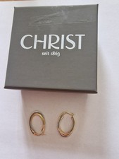 Creolen in Gelb und Weissgold der Marke Christ