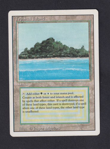 Magic mtg tropical - -, island