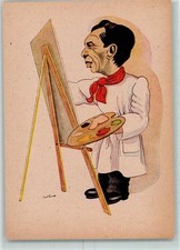 52276293 - Rudolf Platte sign. Eberhard Renziehausen Staffelei Malerkittel