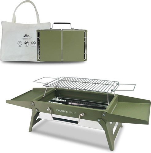 Tragbarer holzkohlegrill - tragbarer,