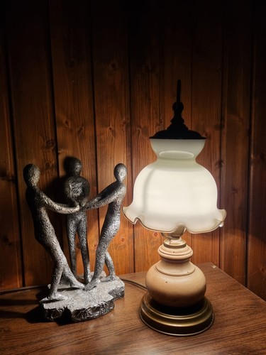 Vintage tischlampe - tischlampe, im