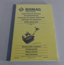 Teilekatalog / Ersatzteilliste Bomag Rüttler BPR 35/42 D/H Stand 06/2012