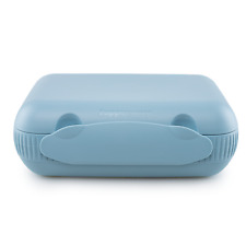 Tupperware To Go Lunchbox Hellblau mit einsatz weiß Sandwich Dose