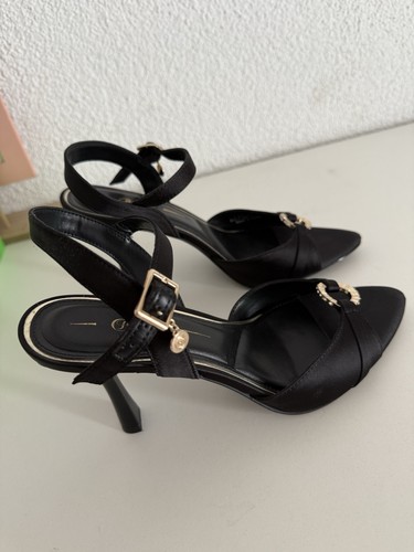 Elegante schwarze sandalette - schwarze,