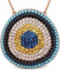 925 Silber Nazar Halskette