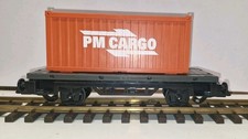 SPUR G PLAYMOBIL CONTAINER GÜTERWAGEN LGB KOMPATIBEL GARTENBAHN ZUG