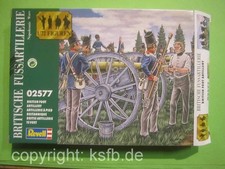 1:72 Revell #2577 Napoleon England britische Fuß Artillerie Kanonen Protze Crew