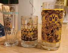 3 BVB Biergläser Bierkrüge