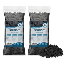 Wessper Schungit Rohsteine 2 kg, Wassersteine, Shungit Wasserenergetisierung x2