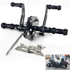 Vorverlegte Fußrastenanlage