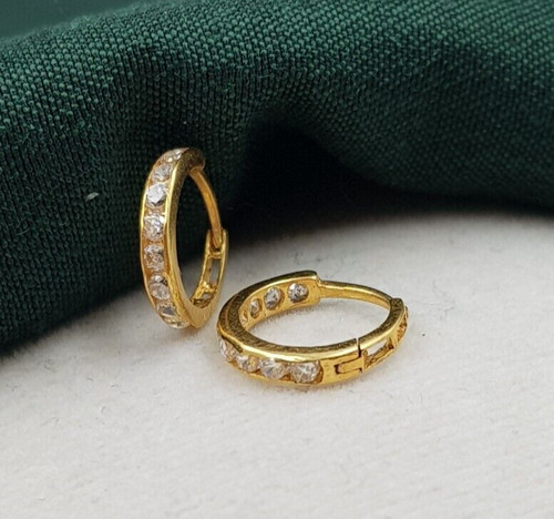18k gelbgold creolen - 18k,