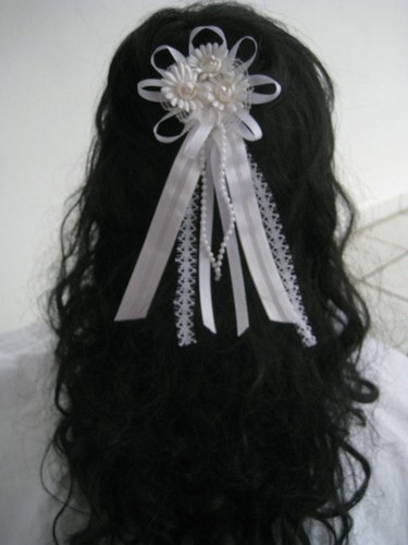 Haarkranz kommunion neu creme - haarkranz,