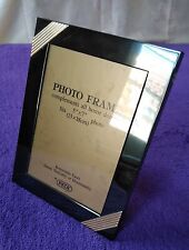 Alu Bilderrahmen 13x18cm VERTIKAL/HORISONTAL+Wand/Tisch Glänzend Schwarz/gold NW