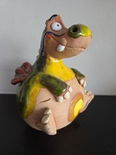 Keramik Drache Handarbeit Kunsthandwerkermarkt Gartenstecker 