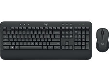 LOGITECH MK545 Advanced, Tastatur & Maus Set, kabellos, Schwarz