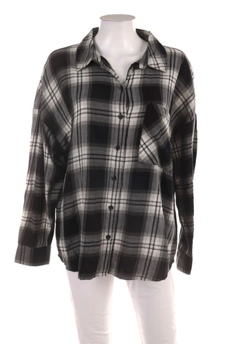 Hemd bluse karo - h&m, schwarz