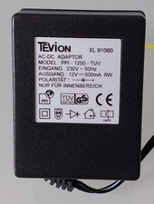 Tevion Netzteil 12V/500 mA 6W