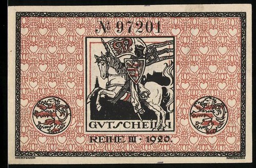 Notgeld marburg 1920 50 - notgeld, 1920,