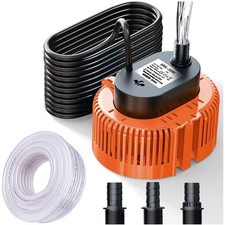 Schmutzwasser-Tauchpumpe 75 Watt mit 3000 Litern Pro Stunde und 7,5 Metern Ne...