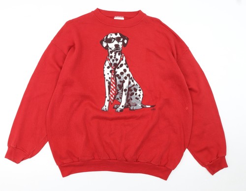 Tultex damen sweatshirt rot - damen,