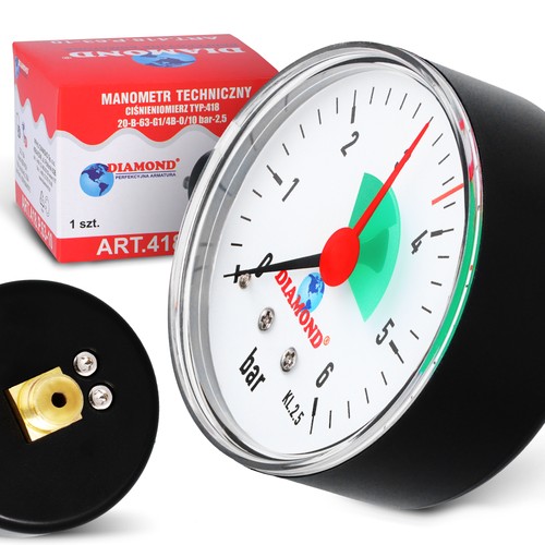 Manometer druck bar - 6,
