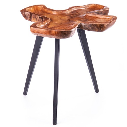 Beistelltisch teakholz mit - teakholz,