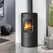 Justus Kaminofen Austin 5 Holzofen Stahl Schwarz 5,0 kW raumluftunabhängig