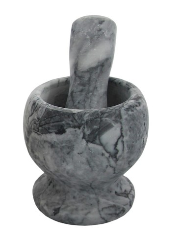 Mörser mit stößel marmor - mit,