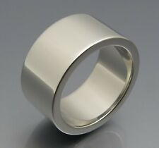 REIF-DESIGN - KLASSISCHER BANDRING - SCHWER UND MASSIV AUS 950 PLATIN