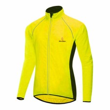 WOSAWE Herren Fahrradjacke Winddichte wasserabweisend MTB Weste Reflektierend