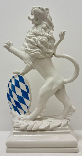 Nymphenburg löwe glasiert - nymphenburg,