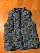 Jungen Weste blau grün