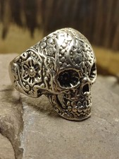 Herren Skull Ring Gr 63 in