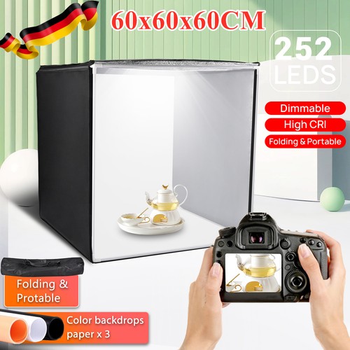 60x60x60cm tragbar fotobox - tragbar,
