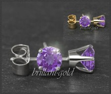 Ohrstecker 585 Gold, Amethyst