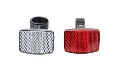 BISOMO Reflektoren Set vorn hinten Rückstrahler Katzenauge Fahrrad Strahler