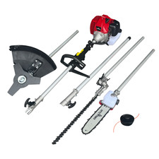 Crytec 52cc Benzin Multifunktion 5 in 1 Gartengerät Freischneider Motorsense Säge